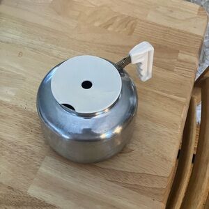 Tea Kettle with White Handle